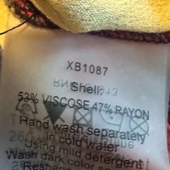 Plenty by Tracy Reese Rainbow Stripe Dress Surplice V-Neck Ruffle Size Small - Picture 11 of 11